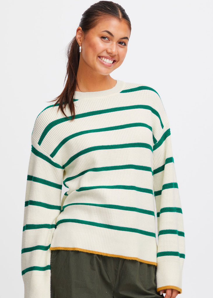 BYoung Striped Knit