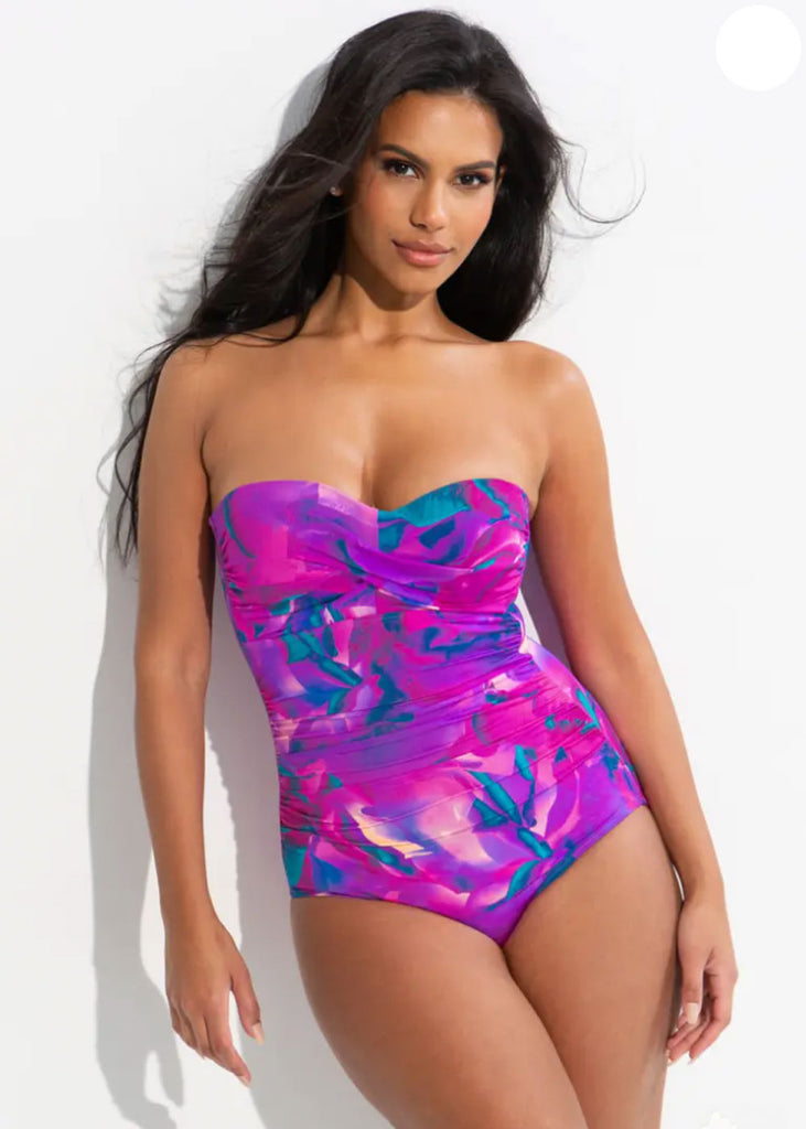 Strapless Tummy Control Swimsuit