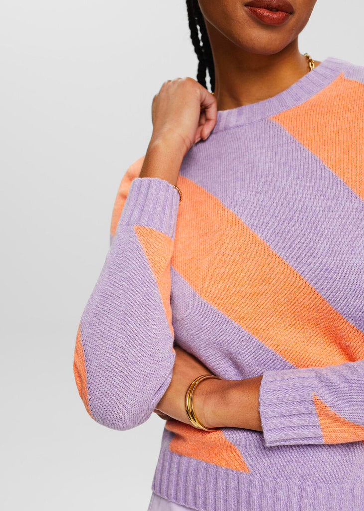 Esprit Striped Jacquard Sweater