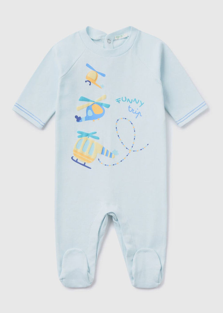 Baby Long Sleeve Onesie in Pure Organic Cotton