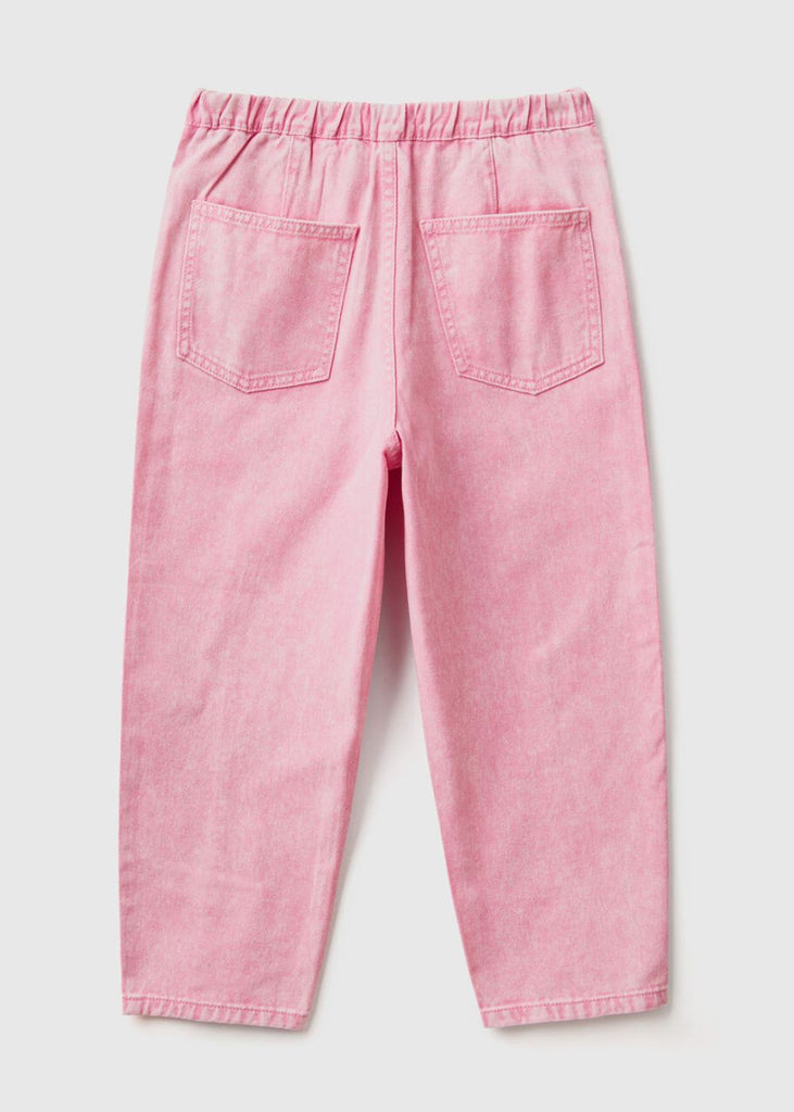 Girls Paperbag Trousers in 100% Cotton
