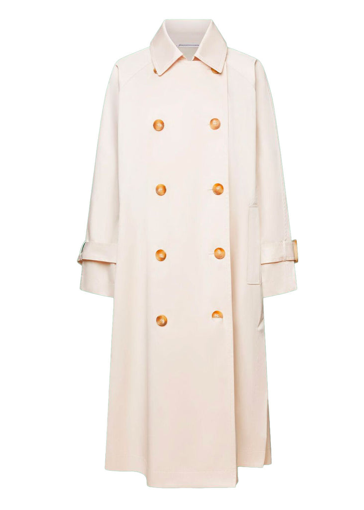 Esprit Double-Breasted Trench Coat
