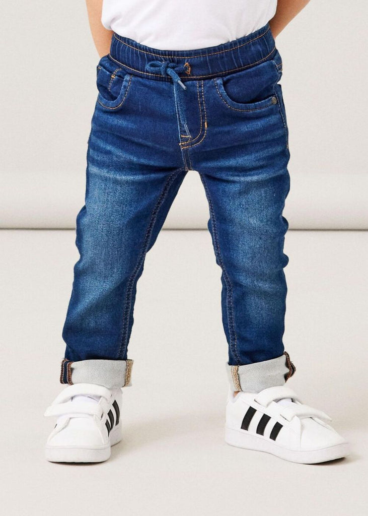 Boys Sweat Jeans with Used Effect