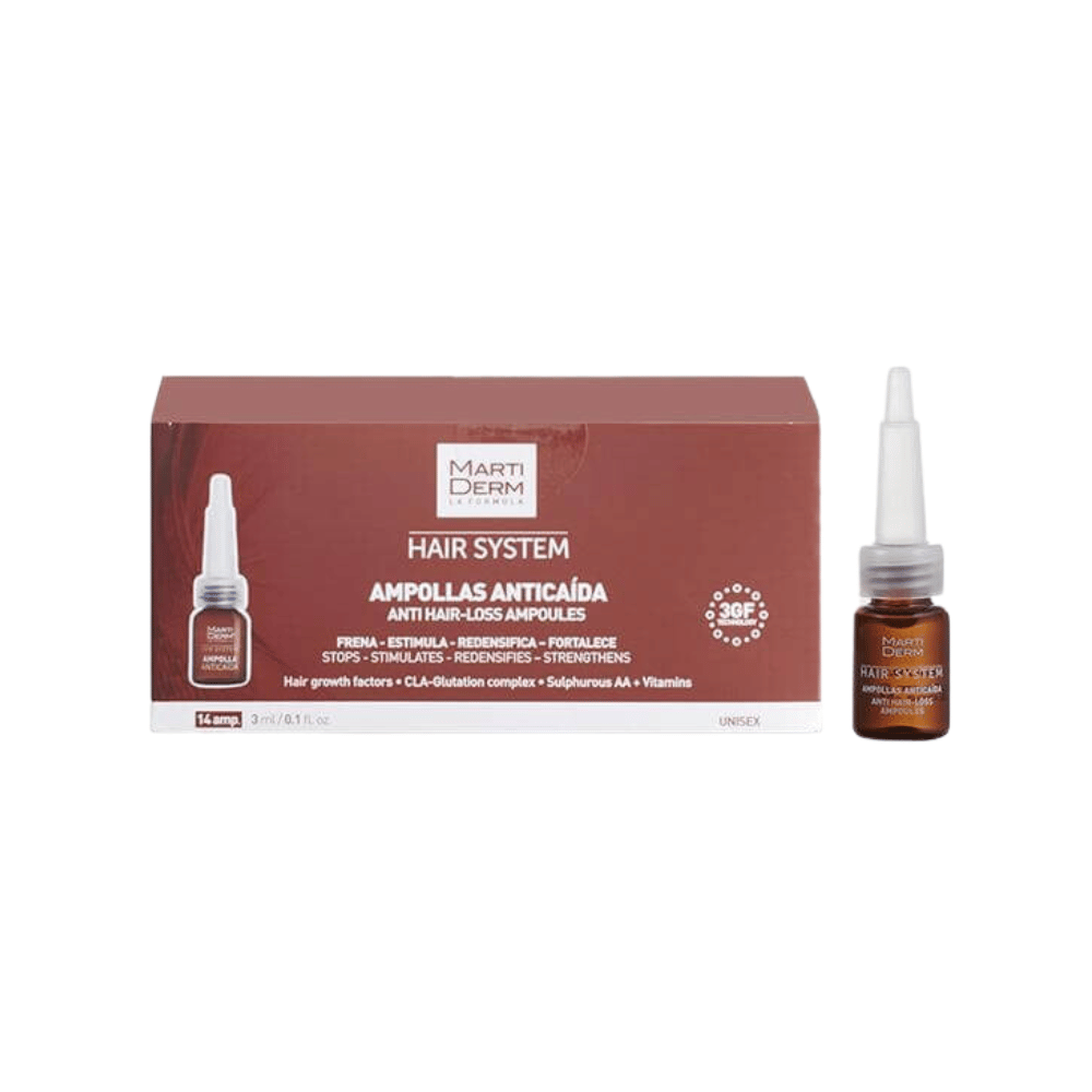 Martiderm Hair System Anti-Hair Loss 14 Ampoules|Goods Department Store