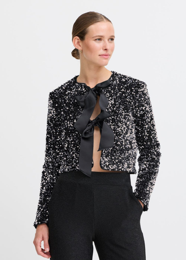 Sequin Bow Jacket