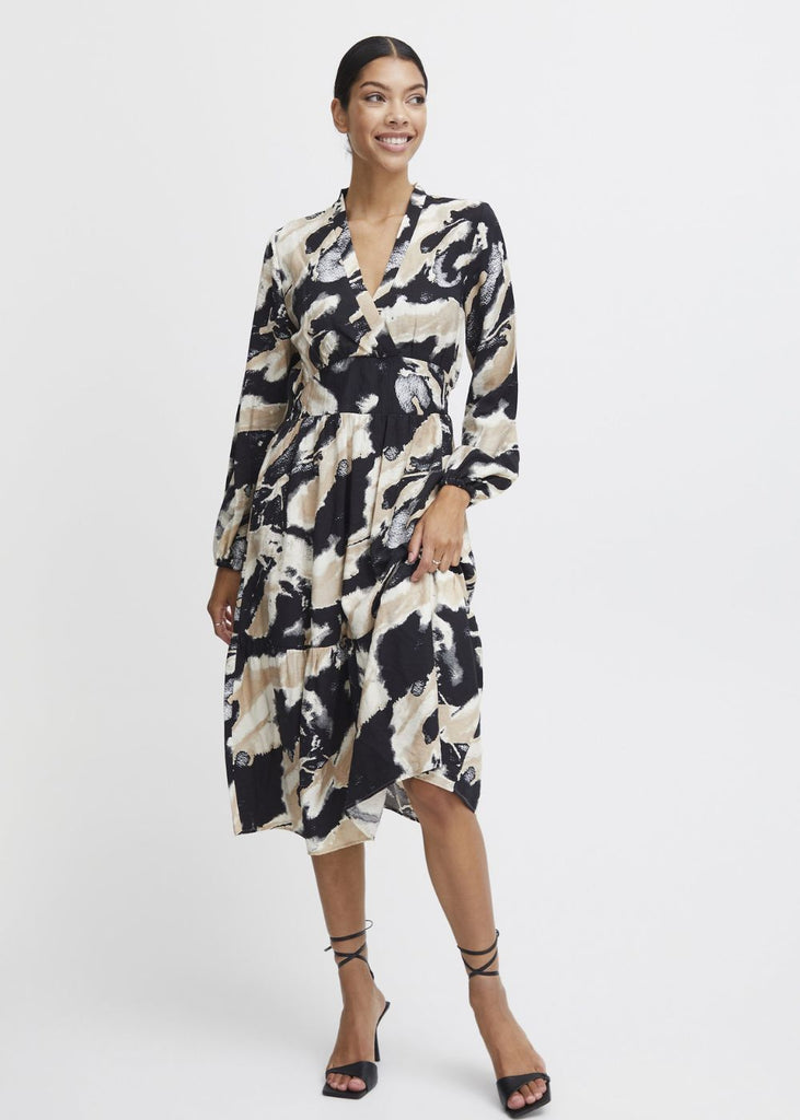 BYoung Long Floral Dress