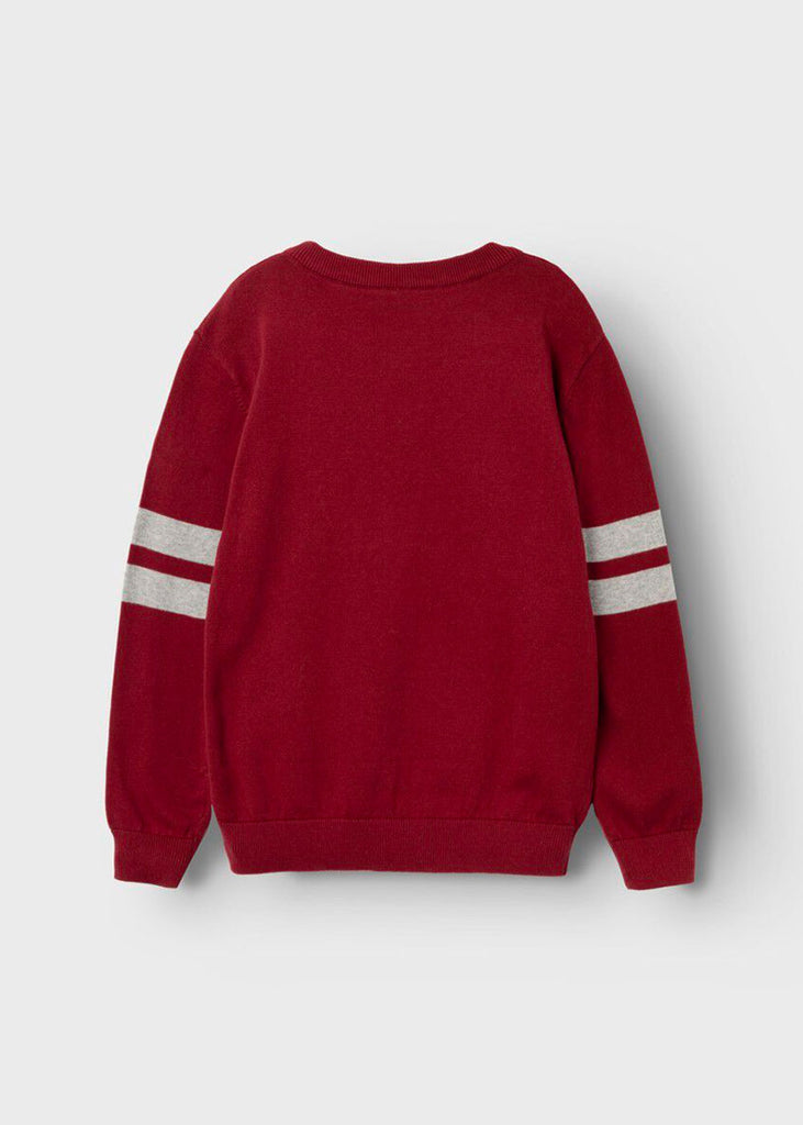 Name It Varsity Knitted Jumper Red