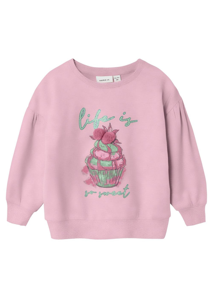 Girls Cupcake Sweatshirt