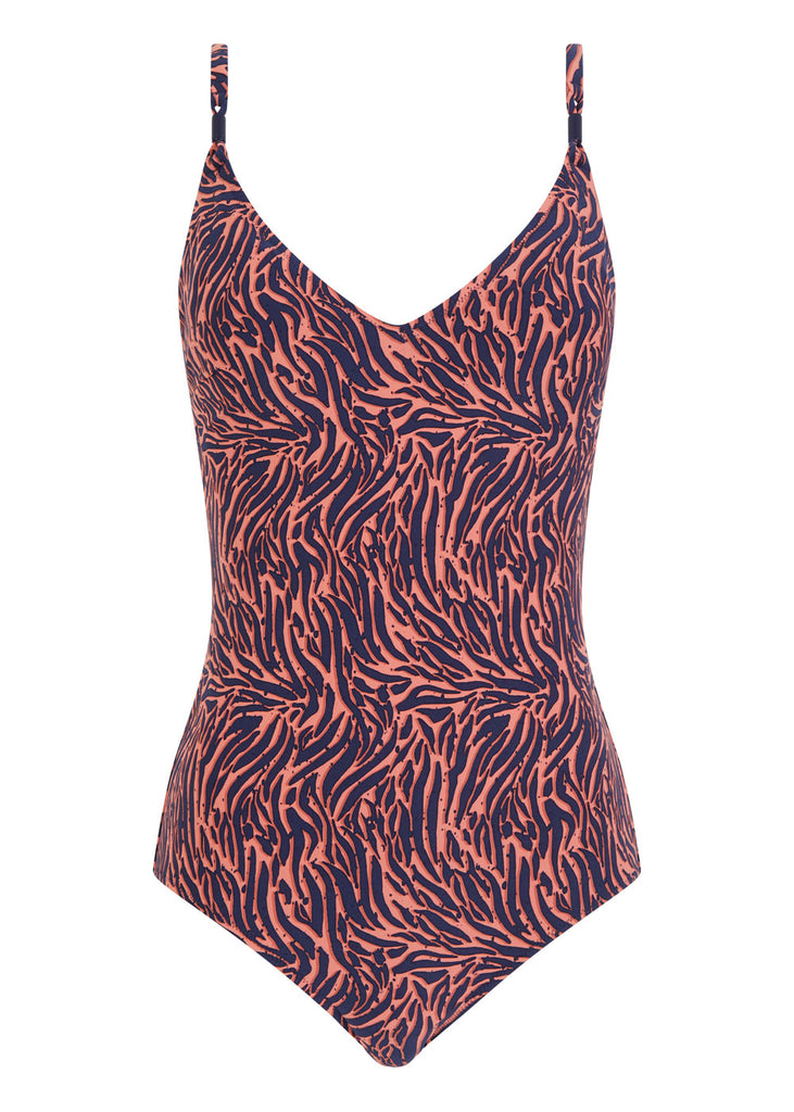 Chantelle Tidra Wirefree Plunge Swimsuit