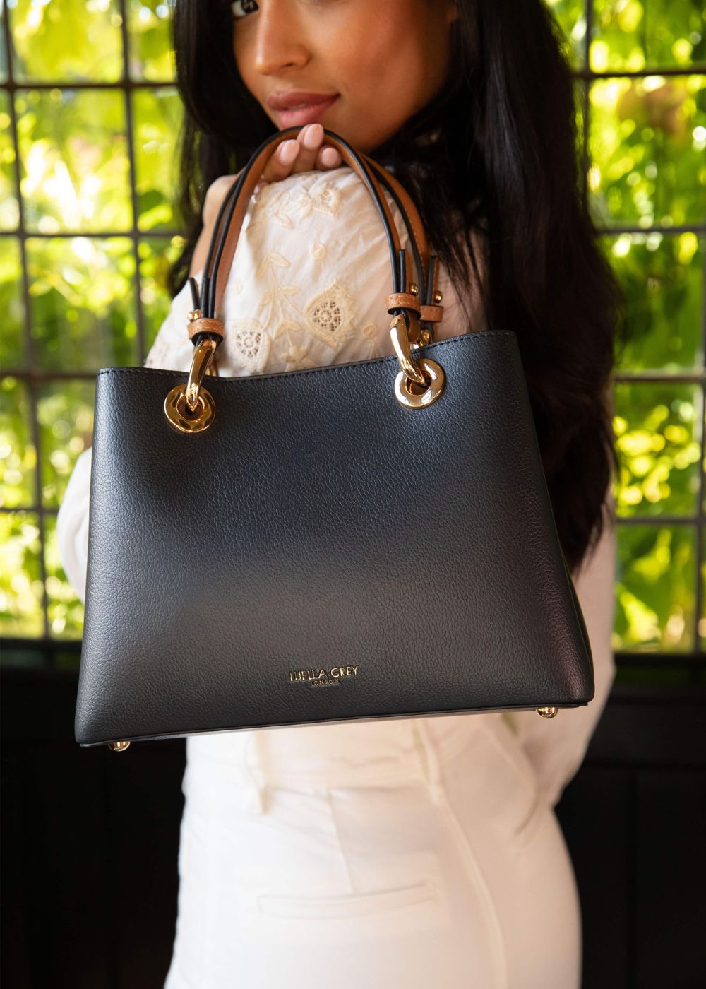 Gala Crossbody Tote Bag Luella Grey Handbags Good's – Goods