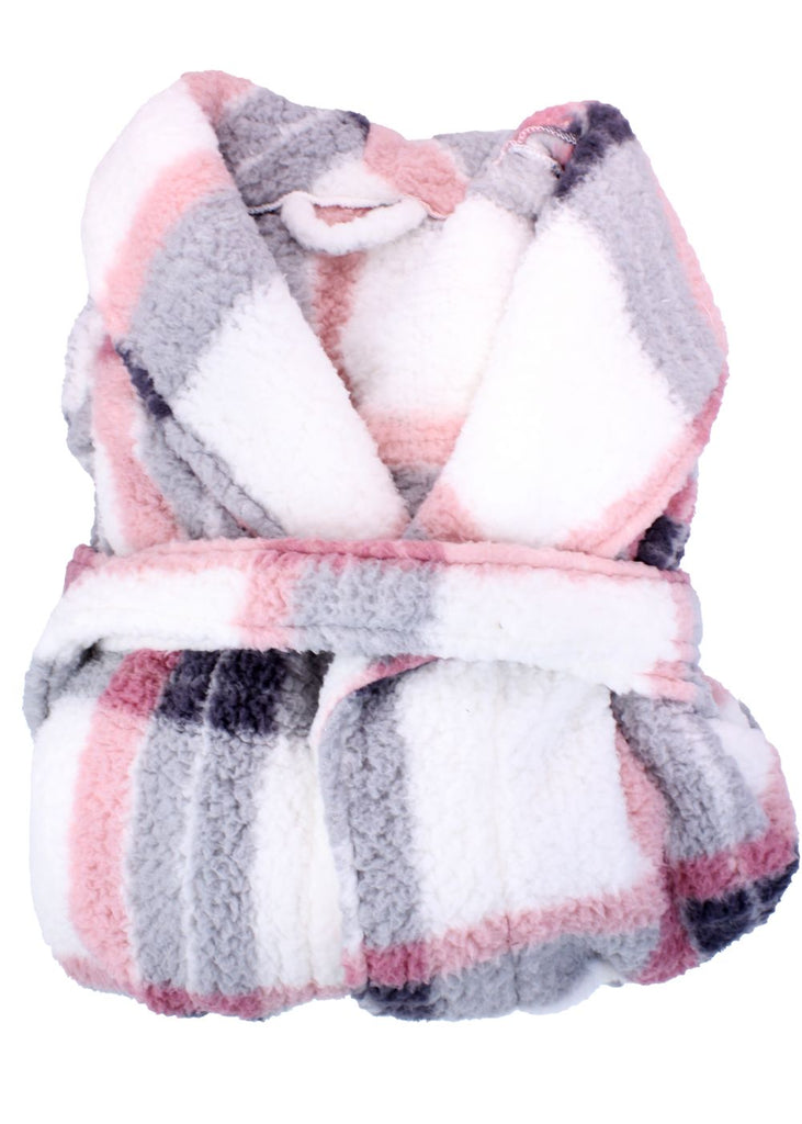 LADIES COSY SHERPA DRESSING GOWN