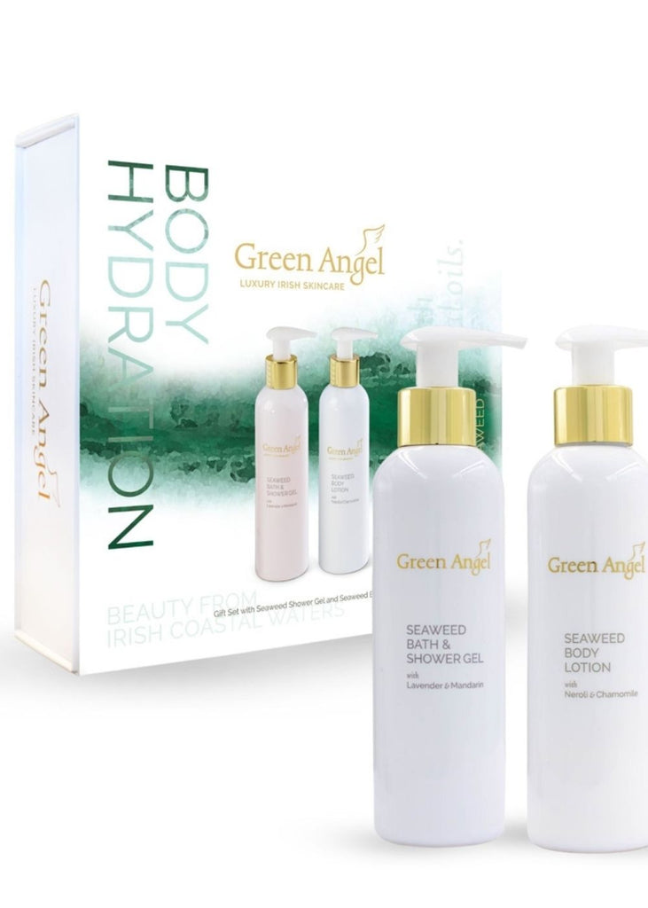 Green Angel Body Hydration Gift Set Body Gel & Lotion