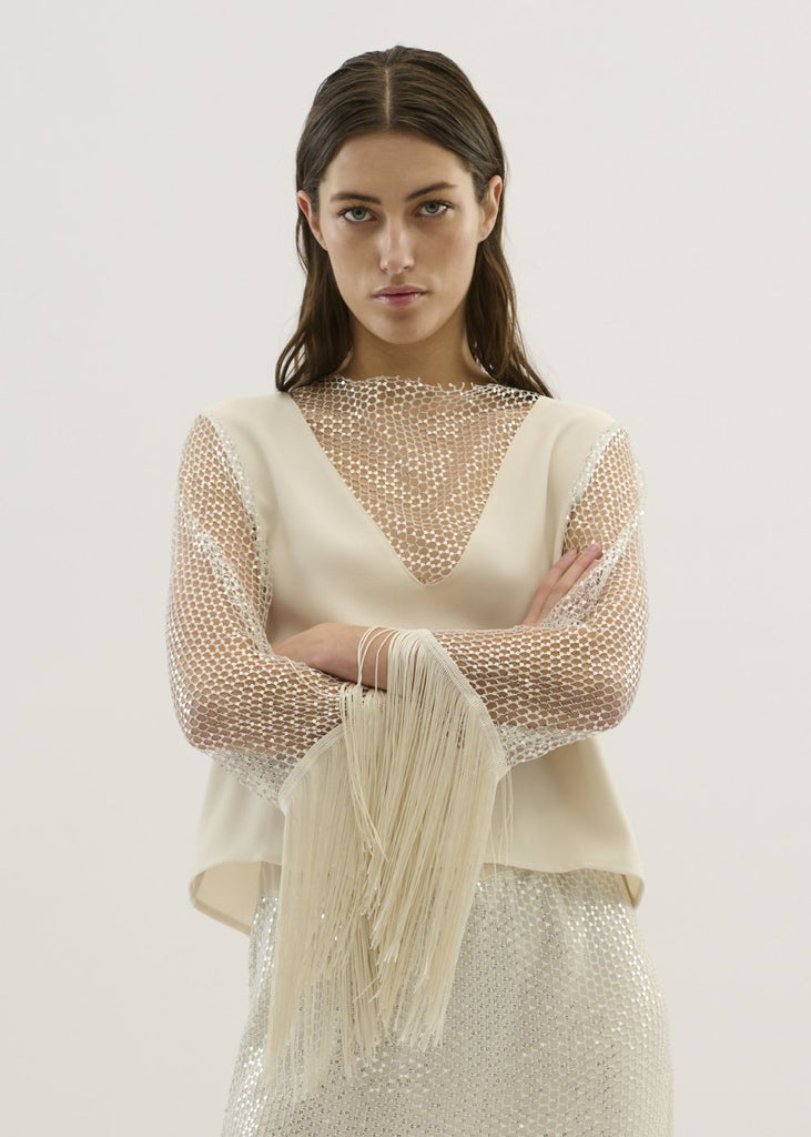 Luxurious Woven Blouse