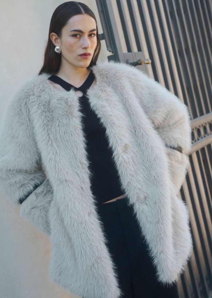 Karen by Simonsen Faux Fur Coat