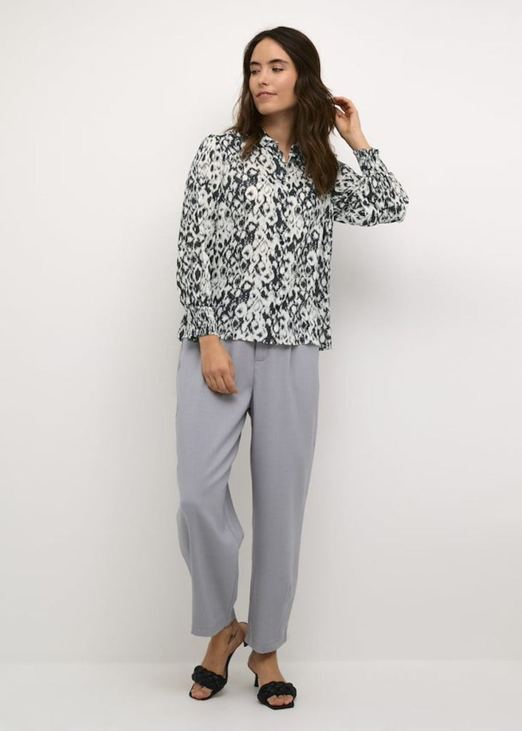 Snakeskin Print Blouse