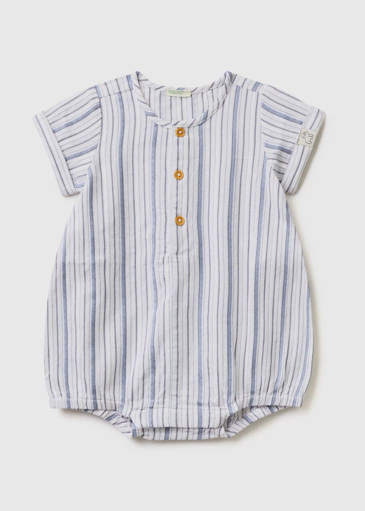 Baby Striped Jumpsuit in Pure Cotton