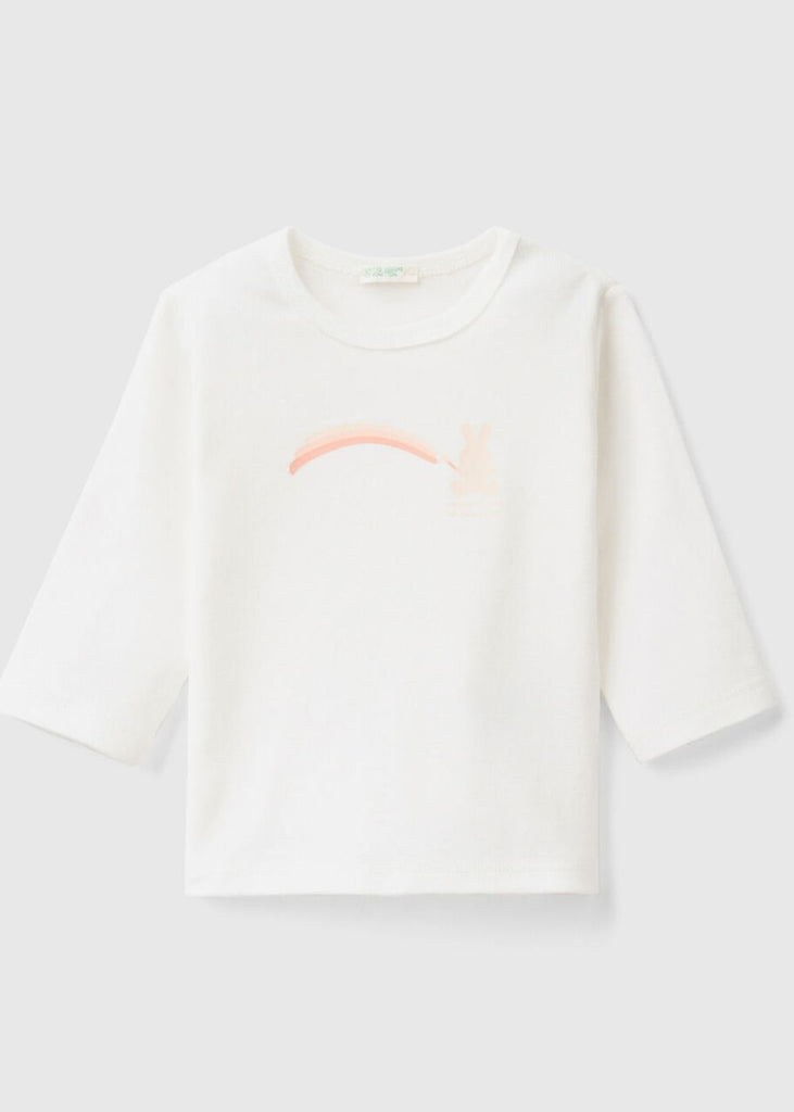 Baby Long Sleeve 100% Organic Cotton T-Shirt