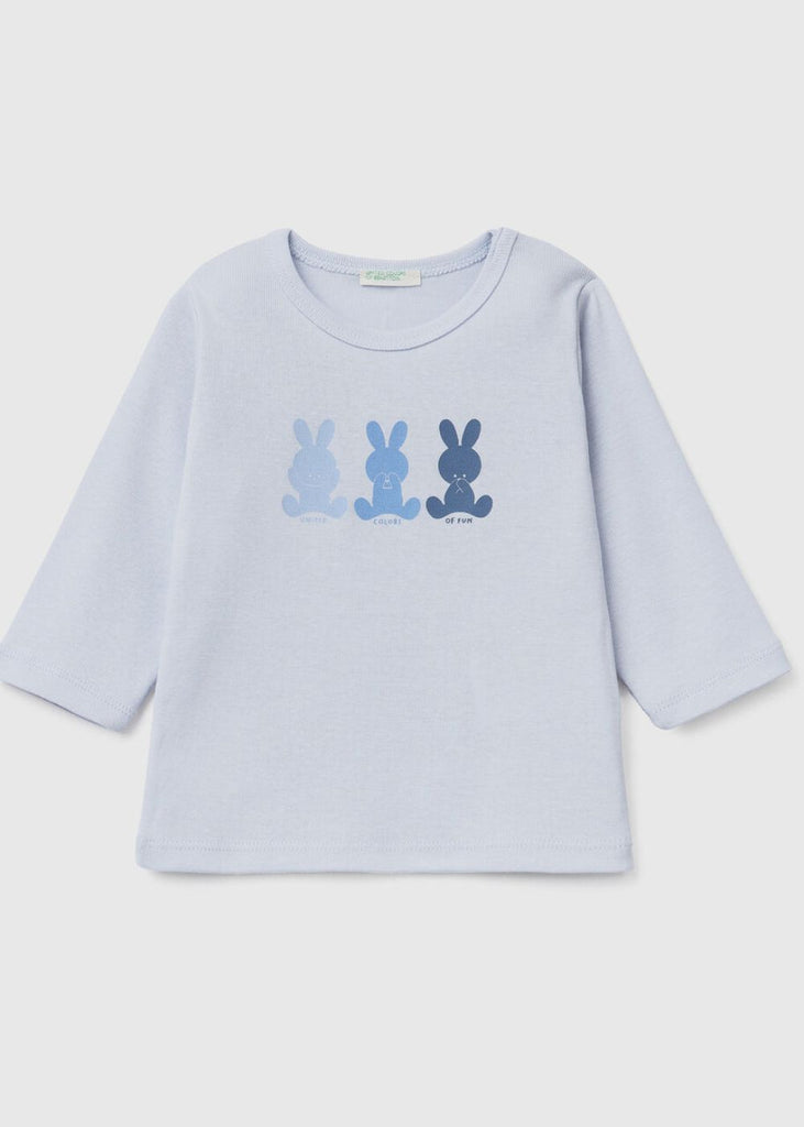 Baby Long Sleeve 100% Organic Cotton T-Shirt