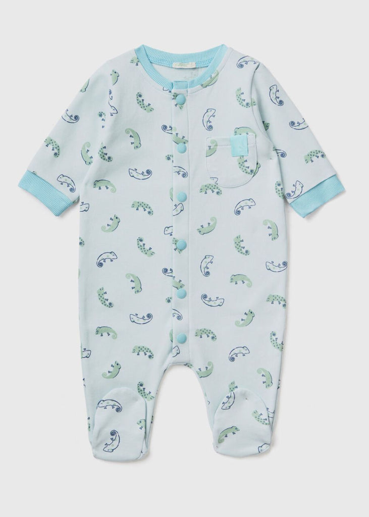 Baby Patterned Onesie in Organic Cotton