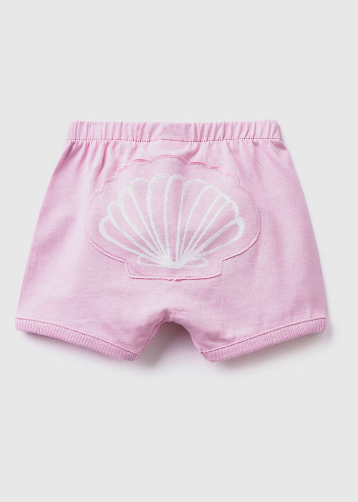 Baby Shorts with Patch on the Back