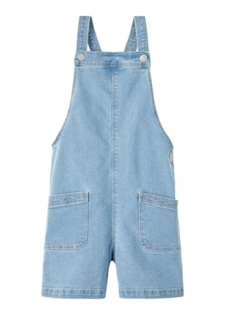 Girls Overall Shorts with Adjustable Braces