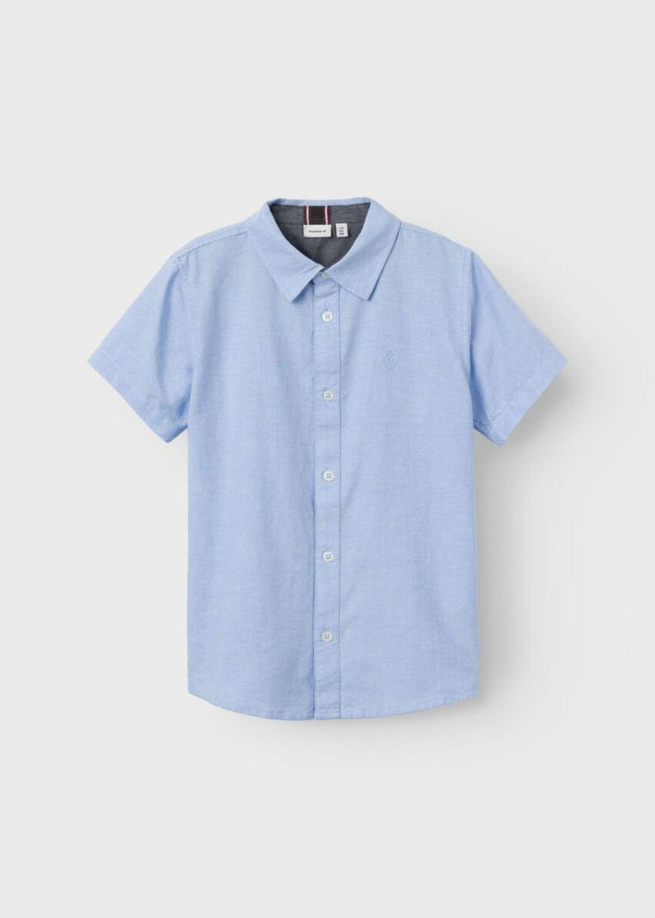 Boys Short Sleeve Oxford Shirt