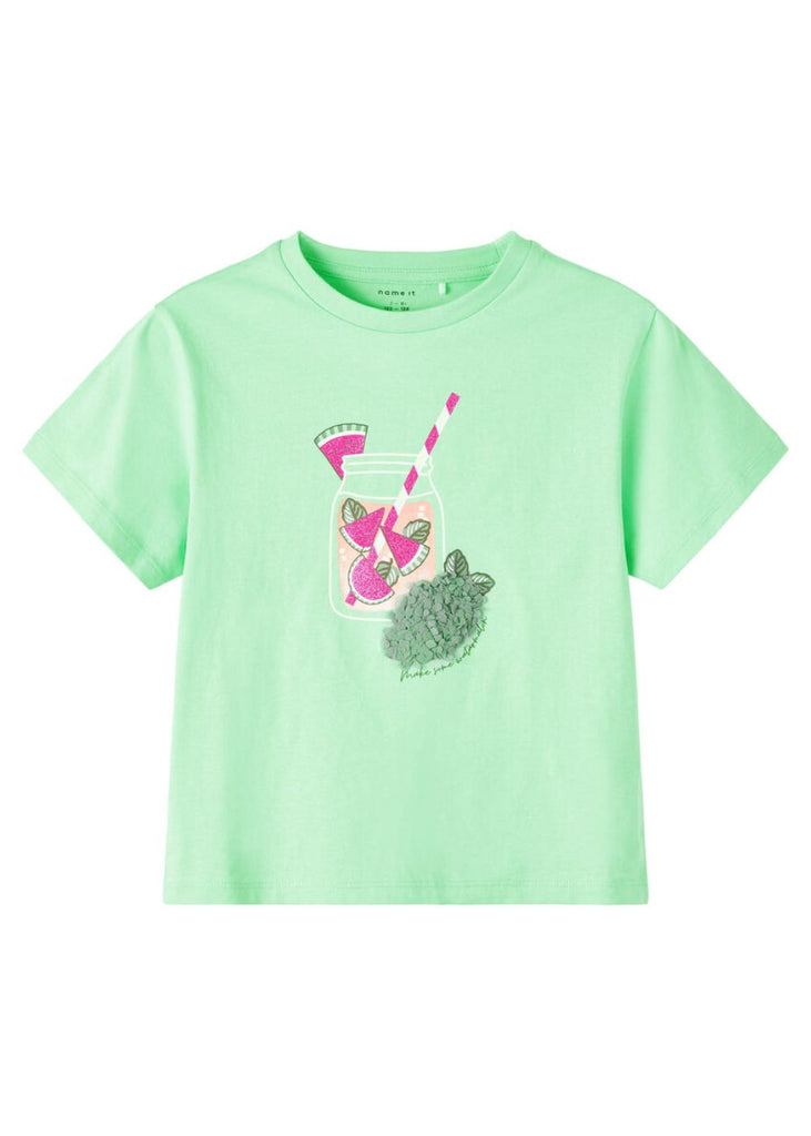 Girls Loose Fit T-Shirt with Sequins