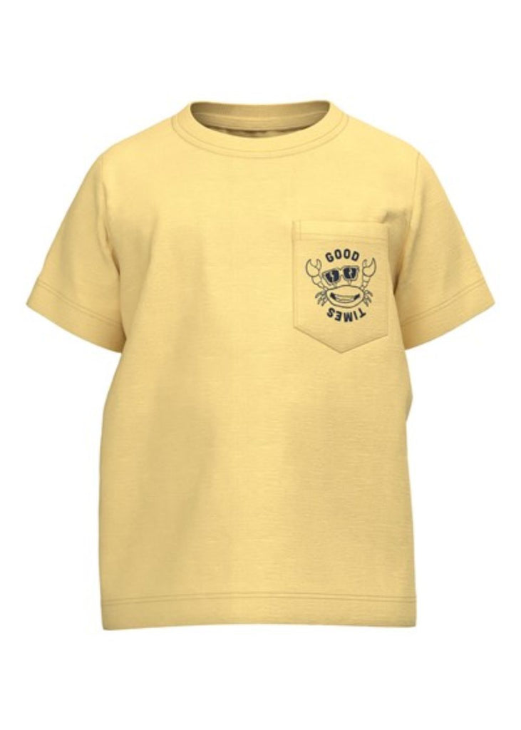 Boys T-Shirt with Front Pocket and Print