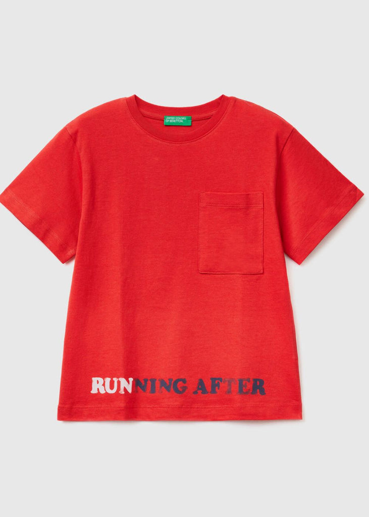 Kids T-Shirt with Fun Graphic Print and Pocket