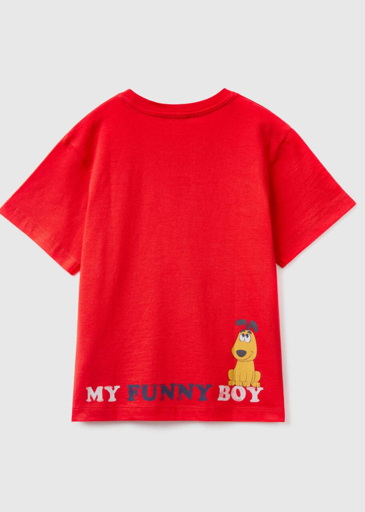 Kids T-Shirt with Fun Graphic Print and Pocket