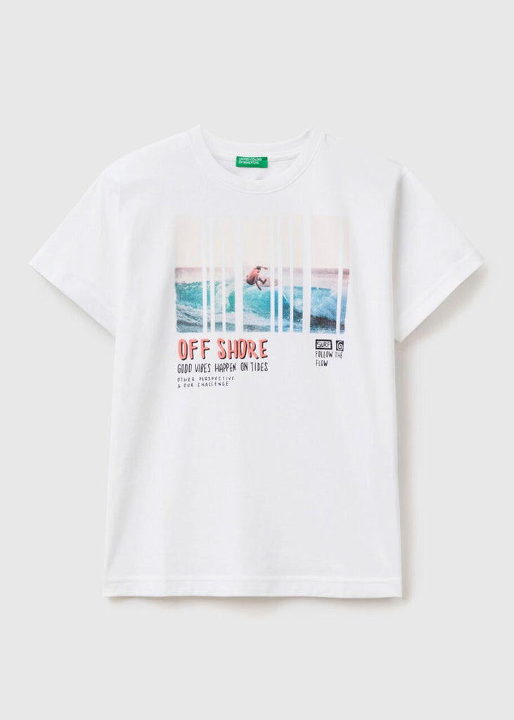 Boys Oversized T-Shirt with Photographic Print
