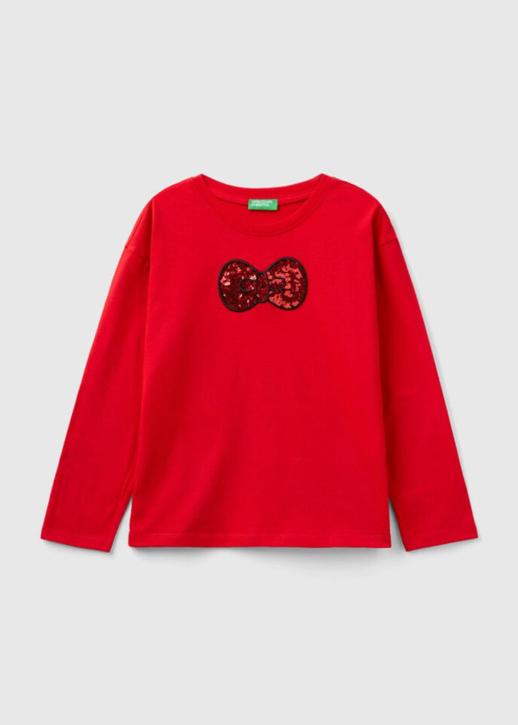 Minnie Mouse Bow Long Sleeve Top