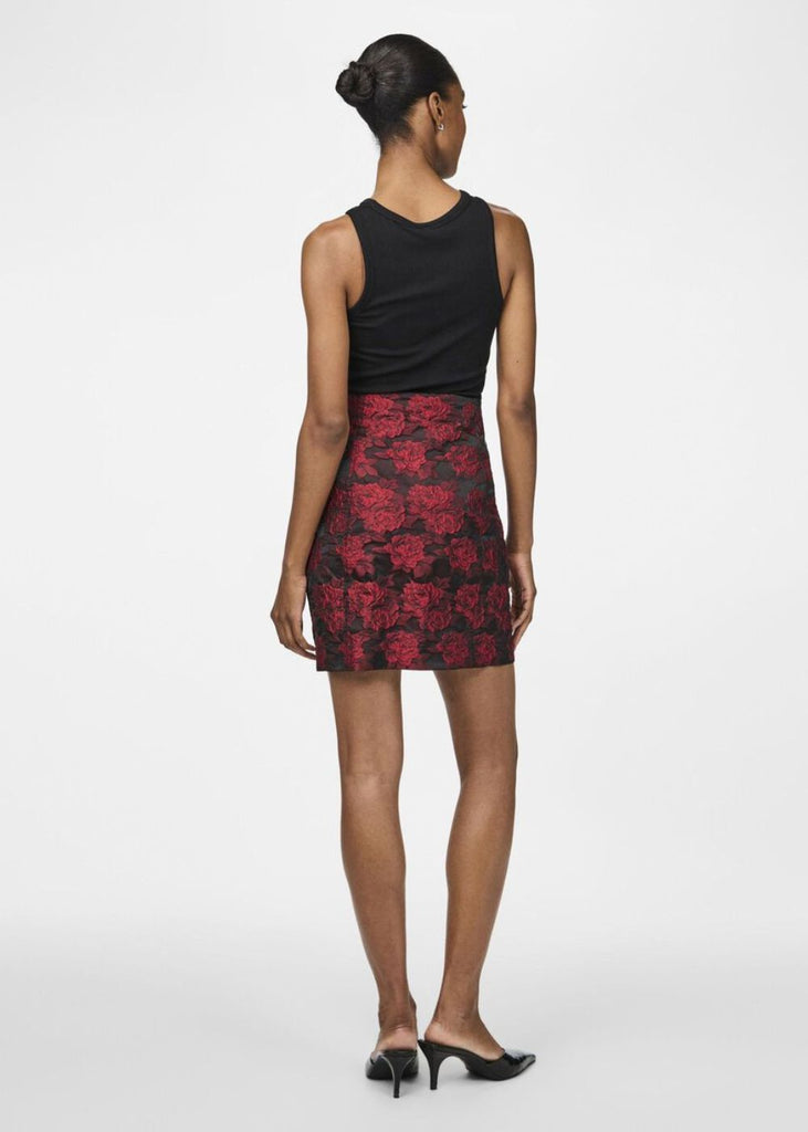 Jacquard Mini Skirt