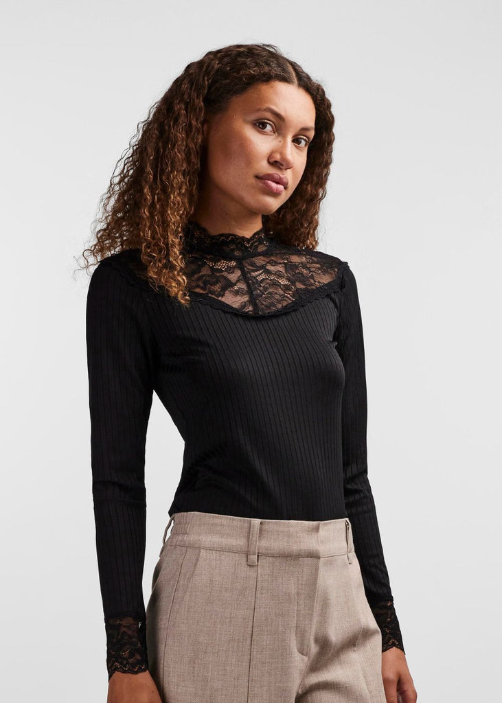 YAS LACE INSET TOP