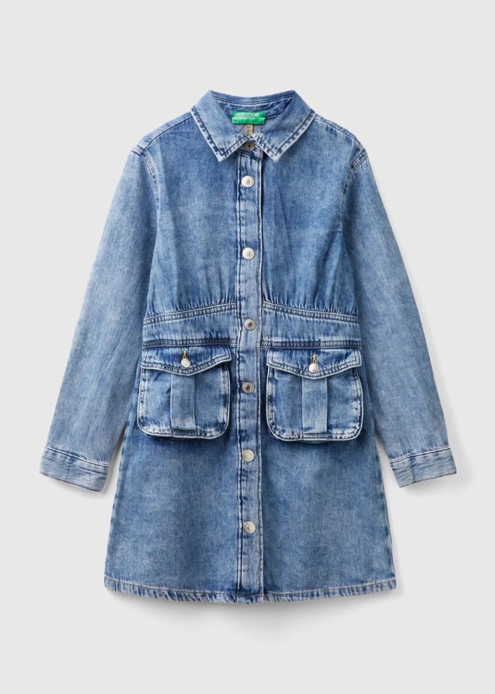 Girls Denim Dress - Main Image
