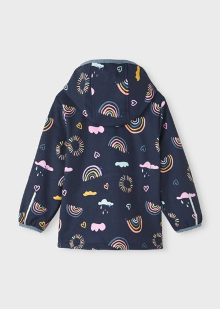 Girls Softshell Printed Jacket