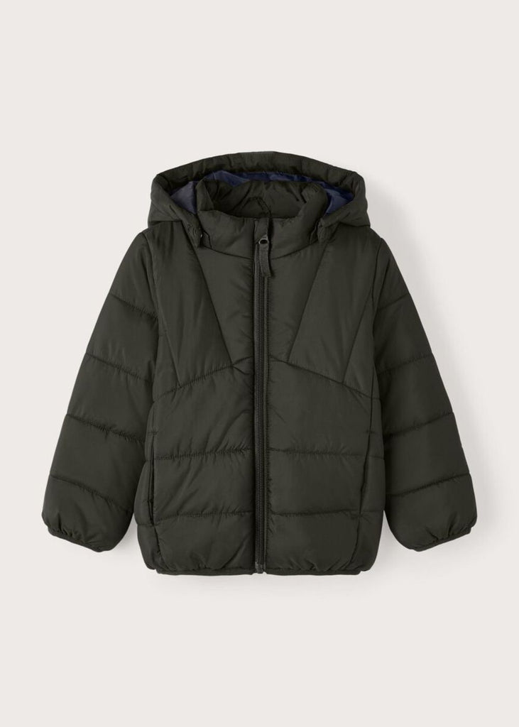 Boys Light Puffer Jacket with Side Pockets