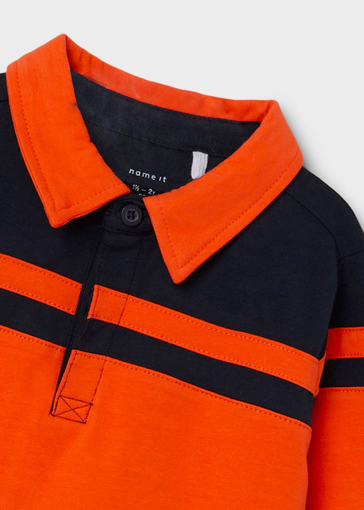 Close up of Name It Boys Polo Shirt