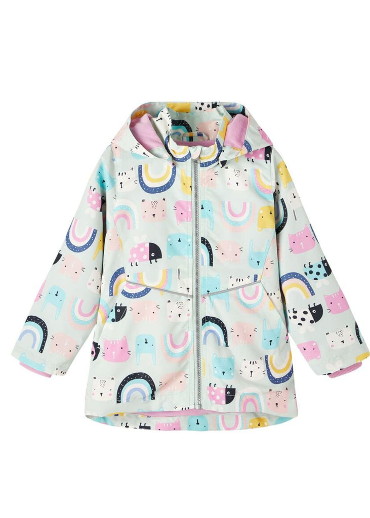 Name It Cute Cat Rain Jacket