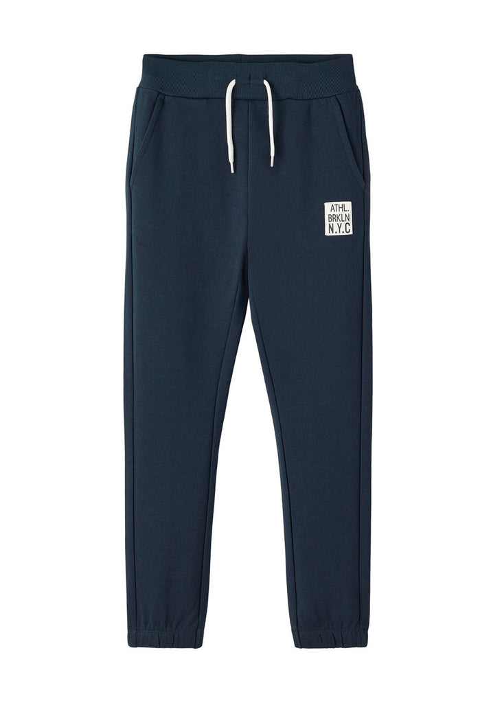 Boys Tracksuit Bottoms with Patch Detail