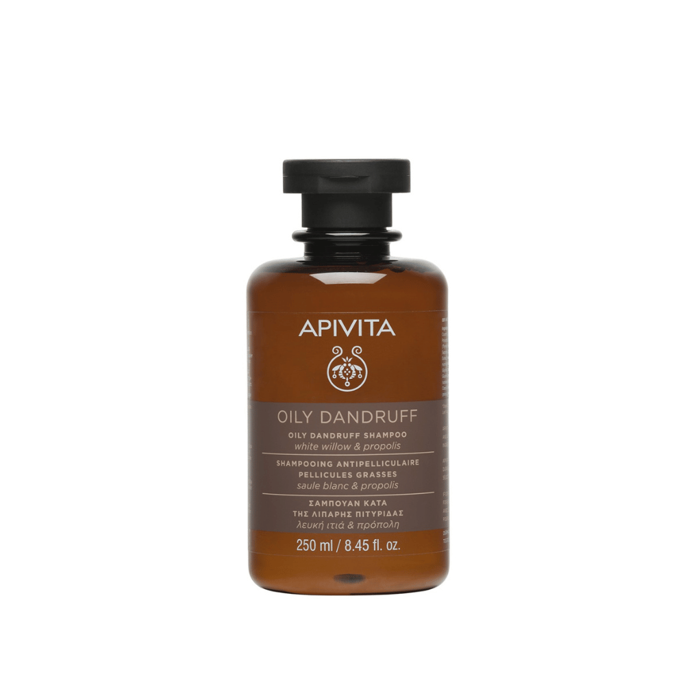 Apivita Oily Dandruff Shampoo, White Willow & Propolis 250ml| Goods Department Store