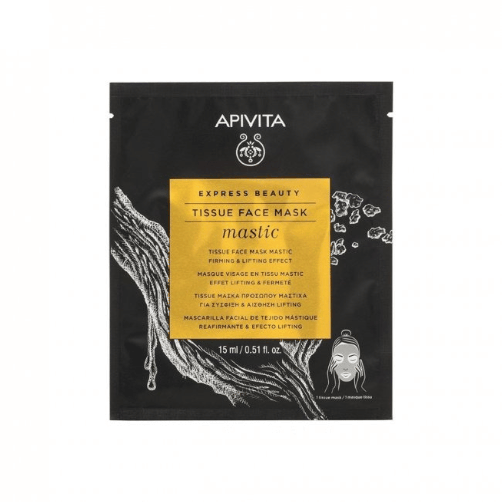 Apivita Tissue Face Mask- Mastic Firming & Lifting Effect 15ml| Goods Department Store