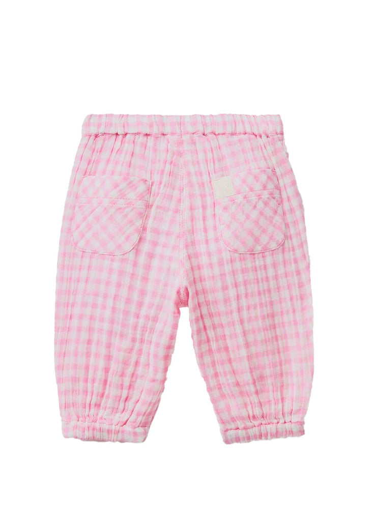 Baby Vichy Trousers with Bow