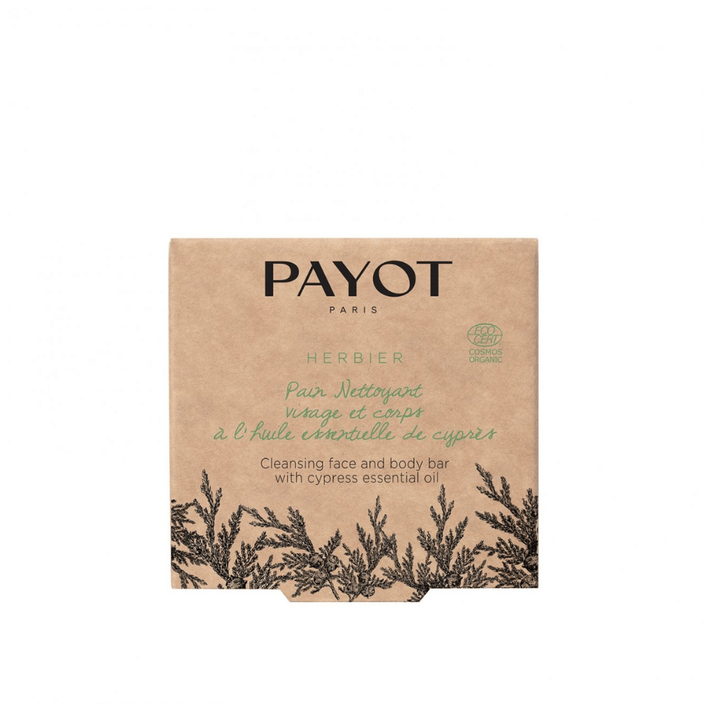 Payot HerbierFace And Body Cleansing Bar With Cypress Essential Oil 85Gm