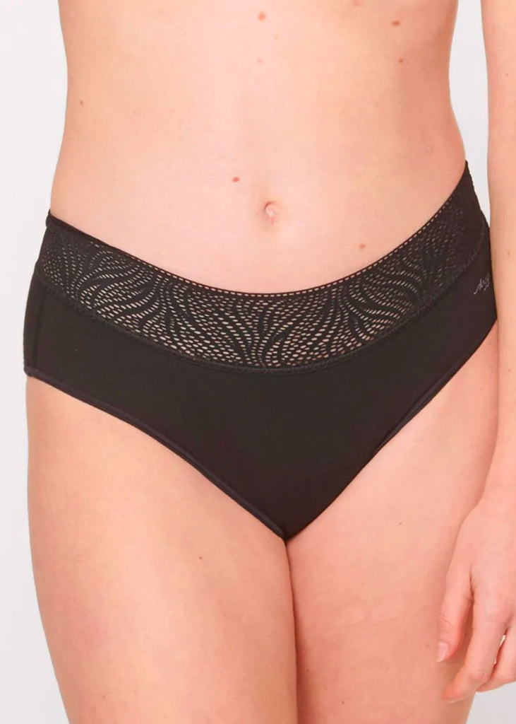 Sloggi Period Hipster knickers in black