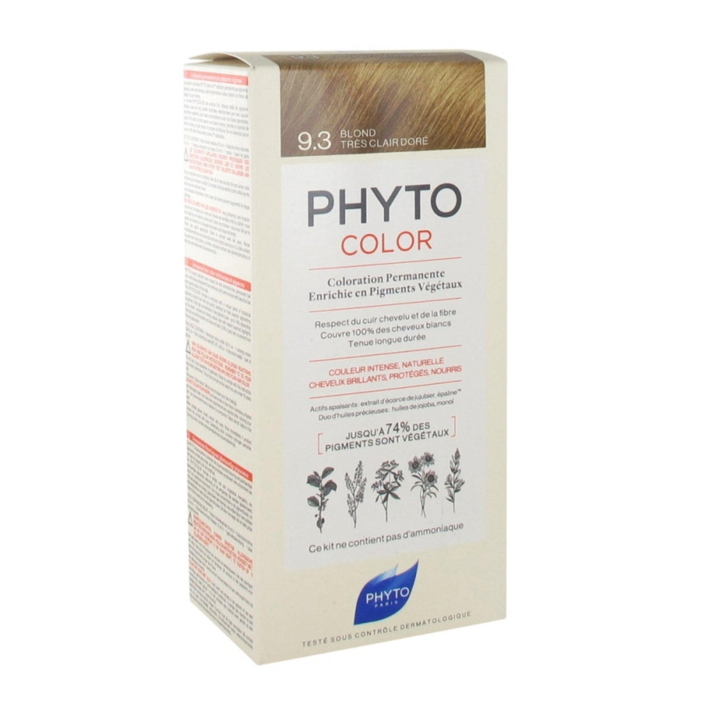 Phyto PhytoColor Permanent Color - Hair Colour: 9.3 Golden Very Light Blond